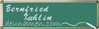 Bernfried Kuhlin Visitenkarte